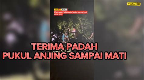 KES PUKUL ANJING SAMPAI MATI DI KAMPUNG TELOK TEMPOYAK TIGA INDIVIDU