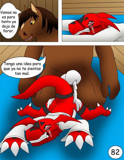 Rule 34 Anal Anus Balls Comic Digimon Digiphilia Duo Guilmon Human