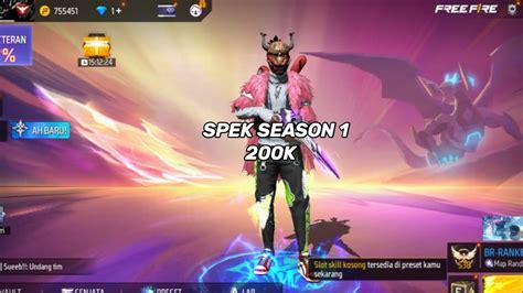 Jual Akun Ff Season 1 Murah Meriah Harga Kantong Pelajar Jual Akun