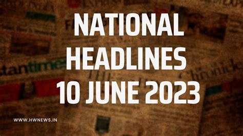 National Headlines June Youtube