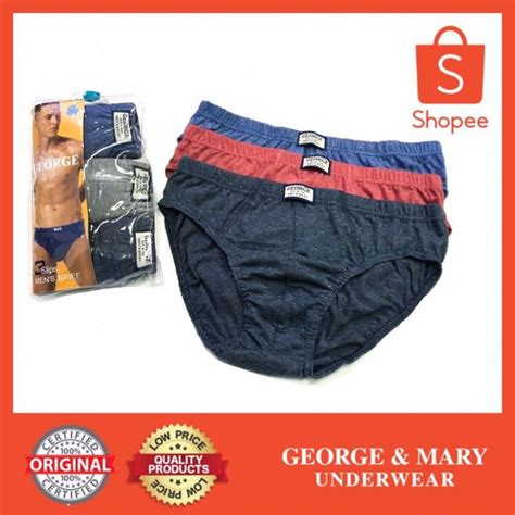 8554 GEORGE Pastel Men S Bikini Briefs 3in1 Lazada PH