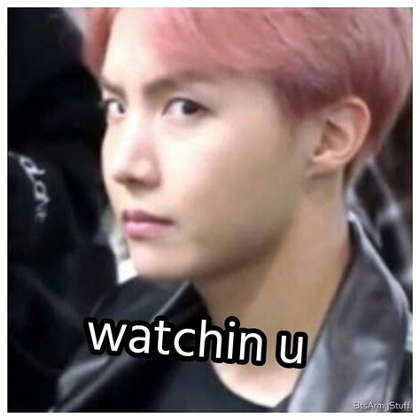 "BTS Jhope 'watchin u' meme" by BtsArmyStuff | Redbubble