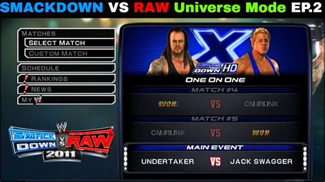 Wwe Smackdown Vs Raw Universe Mode Episode Wwe Svr