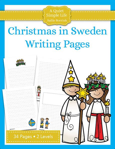 Christmas In Sweden Worksheets And Printable Activities Sallie Borrink