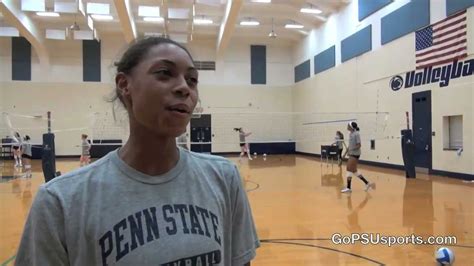 Penn State Womens Volleyball Deja Mcclendon Interviews Nia Grant