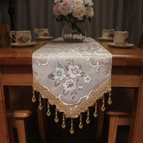 Fancy Luxury Elegant Dining Table Runner for Wedding Formal Dinner Table Decoration 30x200cm ...