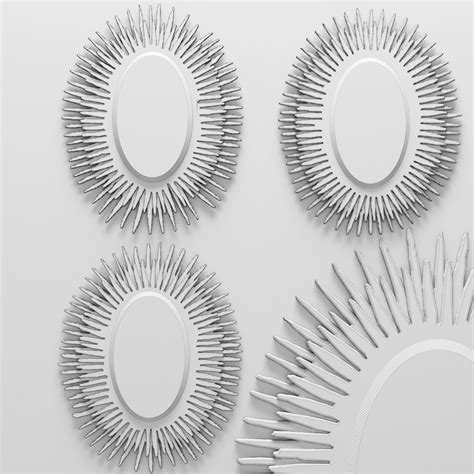 Made Goods Donatella Set Mirrors 3d 3d Model Cgtrader