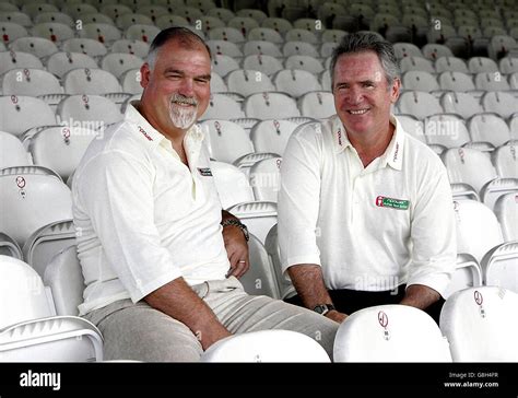 England captain mike gatting australia captain allan border hi-res ...