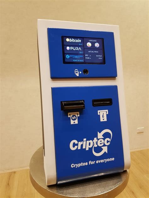 Criptec Cryptocurrency ATM Machine Producer