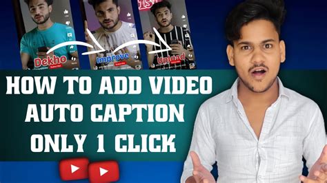 How To Add Auto Caption In Your Video Video Me Auto Caption Kaise