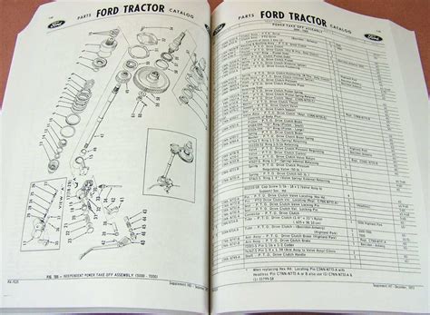 Ford 4500 Tractor Illustrated Parts Breakdown