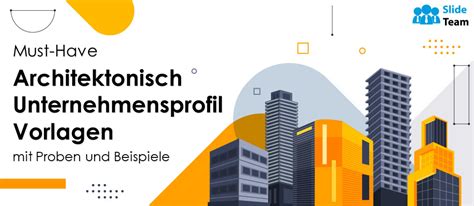 Unverzichtbare Vorlagen für architektonische Unternehmensprofile mit