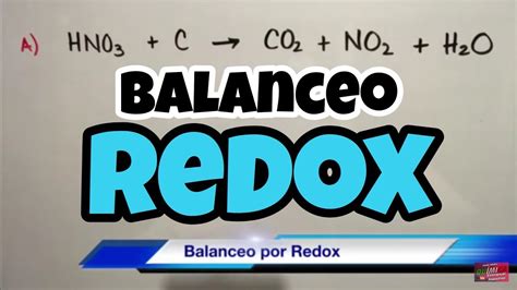 Balanceo Método REDOX muy Fácil YouTube