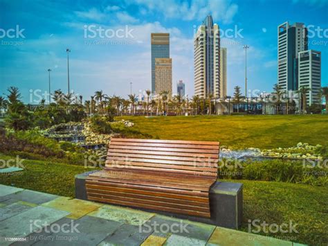 The Beautiful Al Shaheed Park In Kuwait City Stock Photo Download