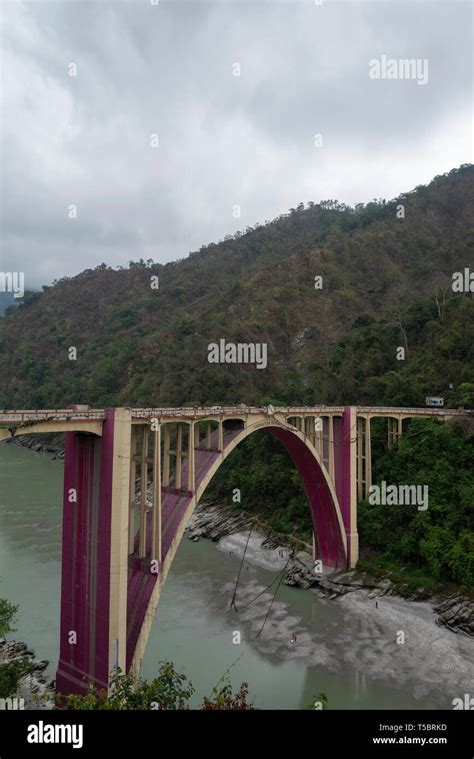 Famous Coronation Bridge Near Siliguriwest Bengalindia Stock Photo