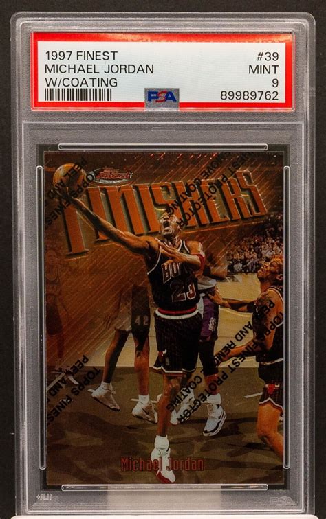 89989762 Michael Jordan 1997 98 Topps Finest 39 Finishers W Coating