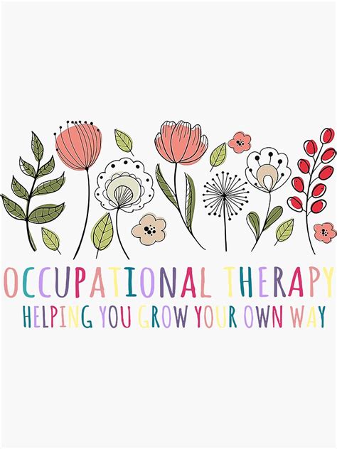 Occupational Therapy Occupational Ot Cota Floral Pediatric Occupational Therapist Cute Cota