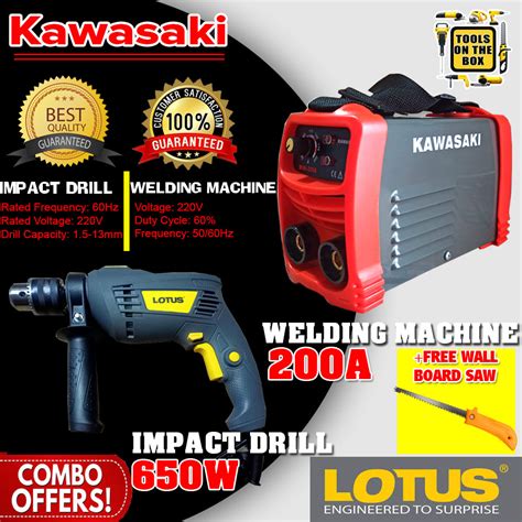 Kawasaki Inverter Mini Welding Machine 200amp Mini 200a And Lotus