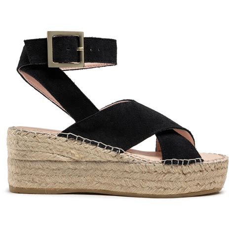 Espadryle Manebi Wedges W Belt K 1 0 Wb Czarny Eobuwie Pl