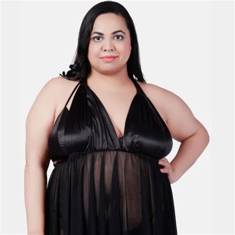 Plus Size Sexy Babydoll Honeymoon Black Night Dress For Women K Kk At