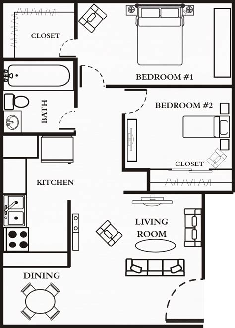 Floorplans Park View Apartments