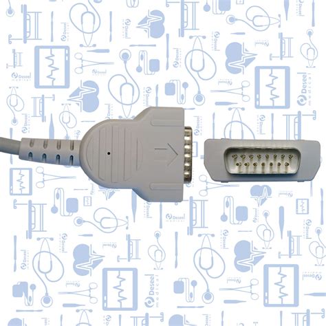 Cable Ekg Completo Aha Kohm Banana Deseel Medical