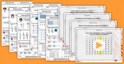 10 More And 10 Less Year 2 Addition And Subtraction Resource Pack Classroom Secrets