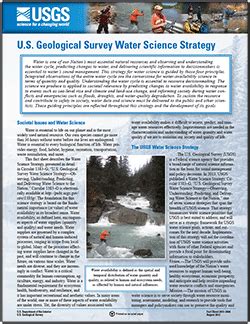 USGS Fact Sheet 20133064 U S Geological Survey Water Science Strategy