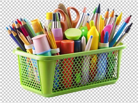 Premium Psd School Shopping Basket