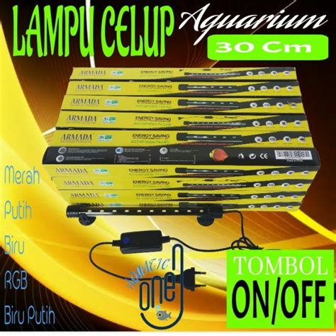 Jual Lampu Celup Aquarium 30cm 30 Cm ARMADA ACT SP 300 T4 LED Akuarium