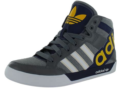 Adidas Originals Mens Adi Hard Court Hi Big Logo Sneakers Shoes