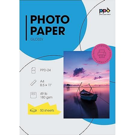 Ppd Sheets A Inkjet Premium Glossy Photo Paper Gsm Instant Dry