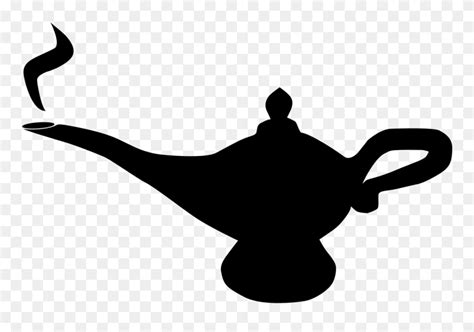 Download Genie Aladdin Princess Jasmine Silhouette Magic Lamp Vector