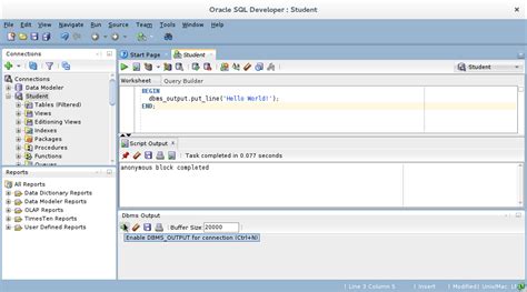 How To Enable Dbms Output Display In Sql Developer