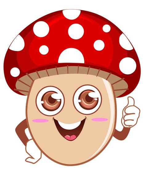 Cute Mushroom clipart png free - Clipart World