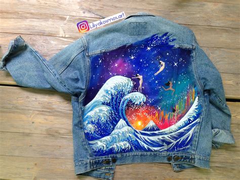 Minus The Naked Girls Diy Denim Jacket Custom Denim Jacket Hand