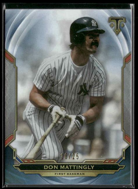 Topps Triple Threads Don Mattingly Sapphire Ebay