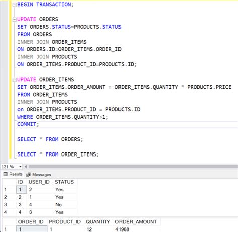 How To Update Table Using Join In Sql Server Databasefaqs