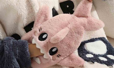 Cute Character Fluffy Hot Water Bottle Groupon Goods