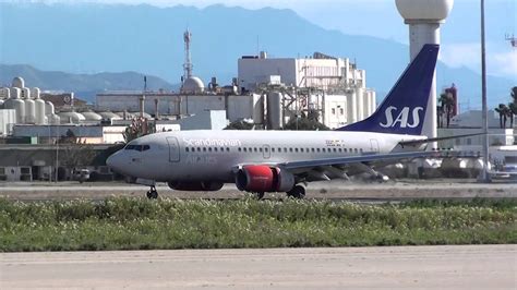 Sas Boeing Ln Rgk Landing Malaga Lemg Youtube