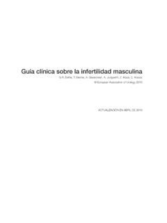 Guía clínica sobre la infertilidad masculina aeu es gu 237 a cl 237