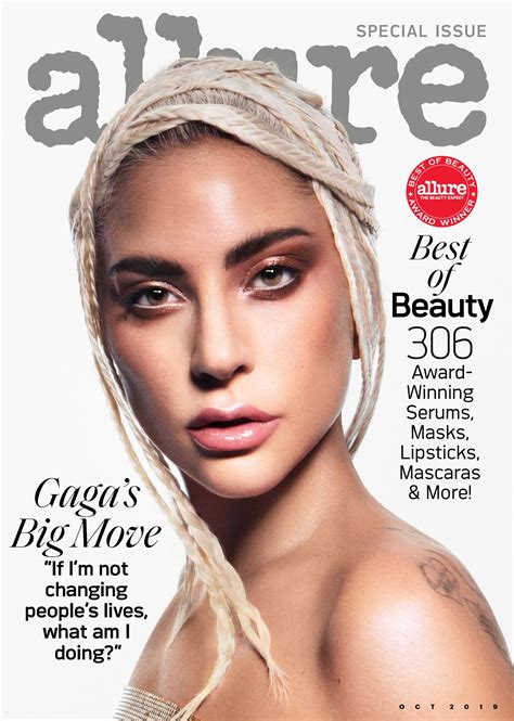 Lady Gaga And The Power Of Makeup Cover Story October 2019 Allure