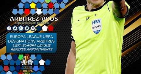 Uefa Europa League D Signations Des Arbitres Referee Appointments