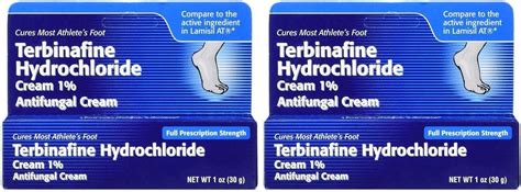 Terbinafine Hydrochloride AntiFungal Cream, 1 Ounce, 2.0 Count ...