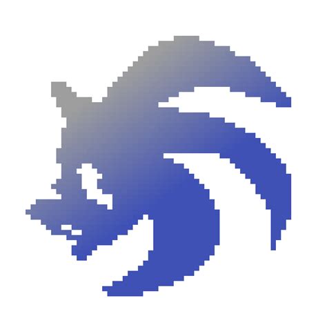 Pixilart S Sonic Logo Pfp By Johnshrekinson