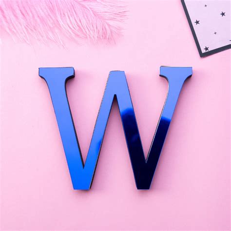 Olkpmnmk Letter Stickers Wall Decor Letters Diy D Mirror Acrylic