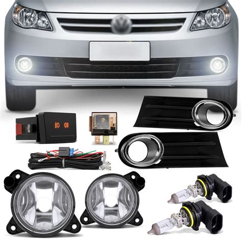 Kit Farol De Milha Gol Voyage G5 2009 A 2012 Saveiro G5 2010 A 2013