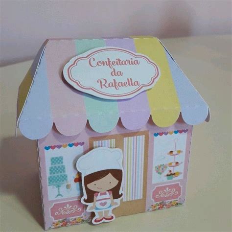 Caixa Casinha Loja Confeitaria Elo Produtos Especiais