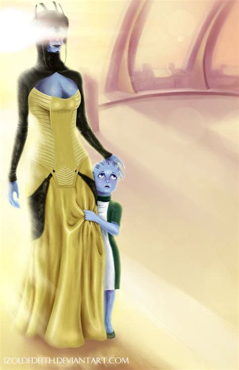 Matriarch Benezia And Liara First Story She Loved Yellow By Izoldedeith