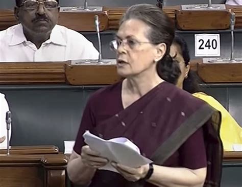 Sonia Leads Opposition Protest In Lok Sabha Against Fuel Hike Rediff